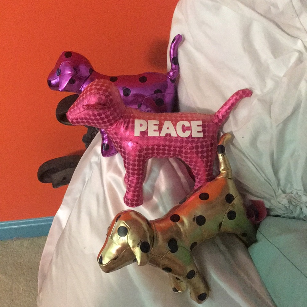 Victoria's Secret Pink collectors dogs